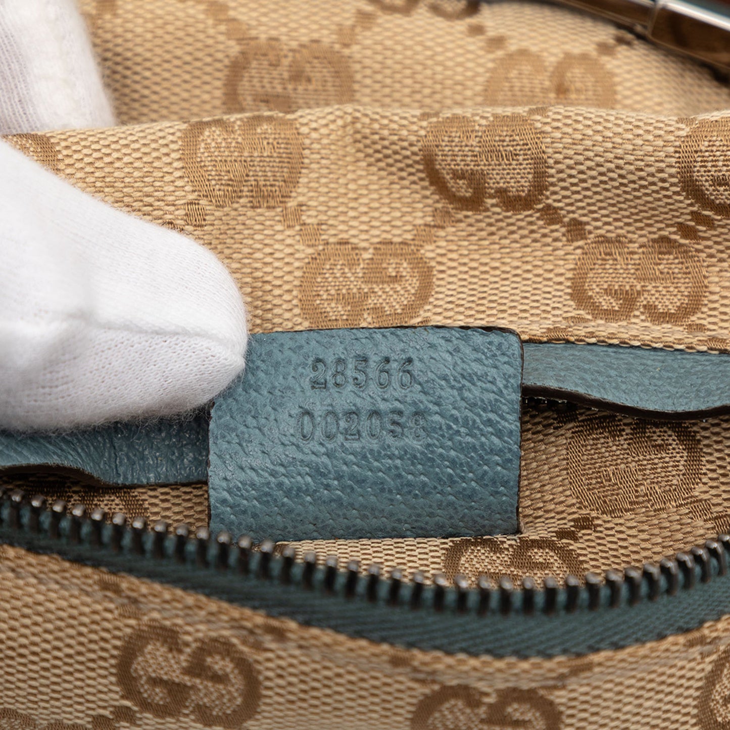 Gucci GG Canvas Web Double Pocket Belt Bag