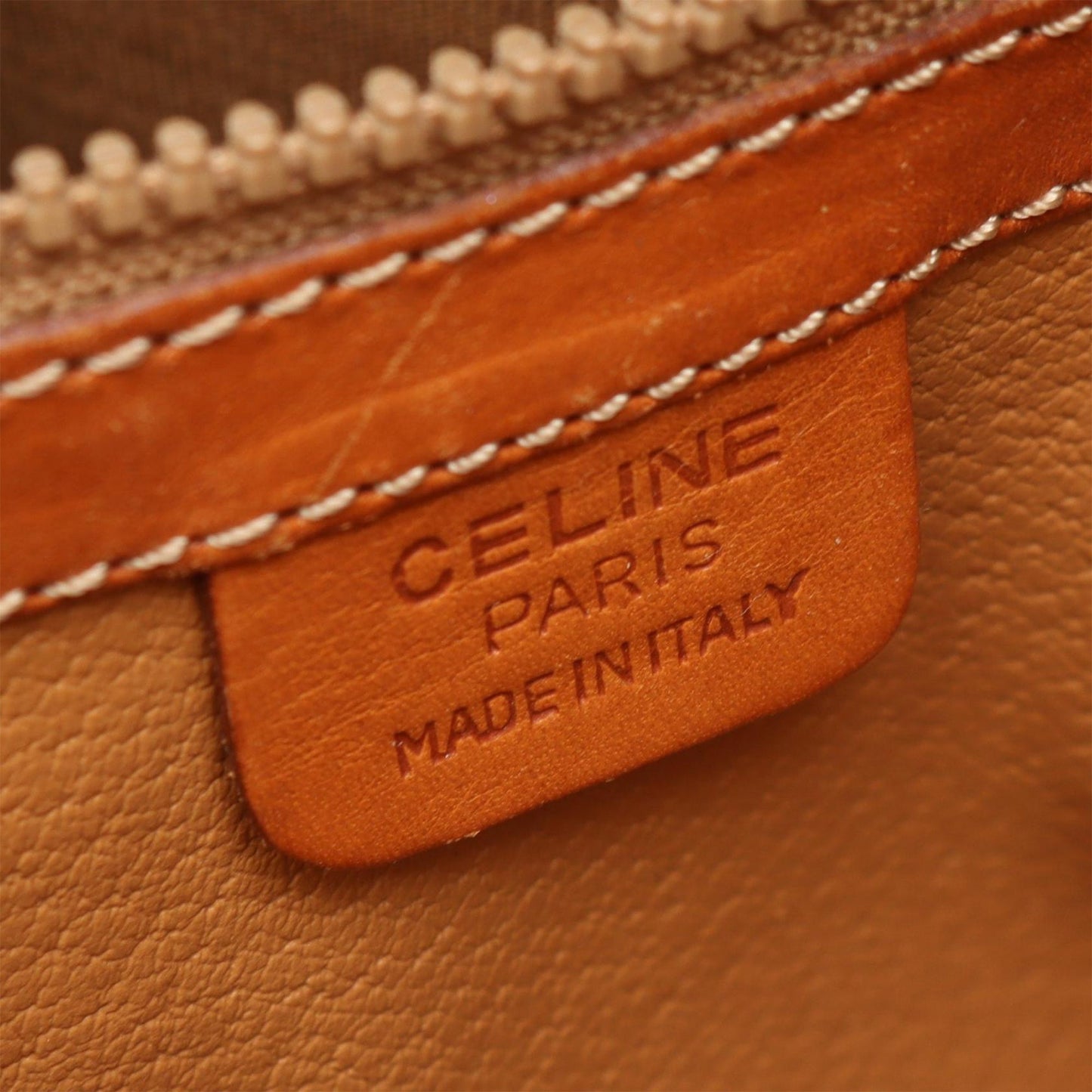 Celine Macadam Coated Canvas Dome Handbag