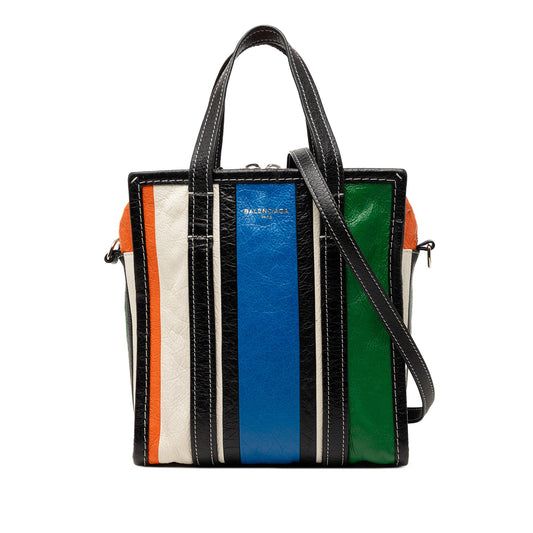 Balenciaga Lambskin Bazar Shopper Satchel XS