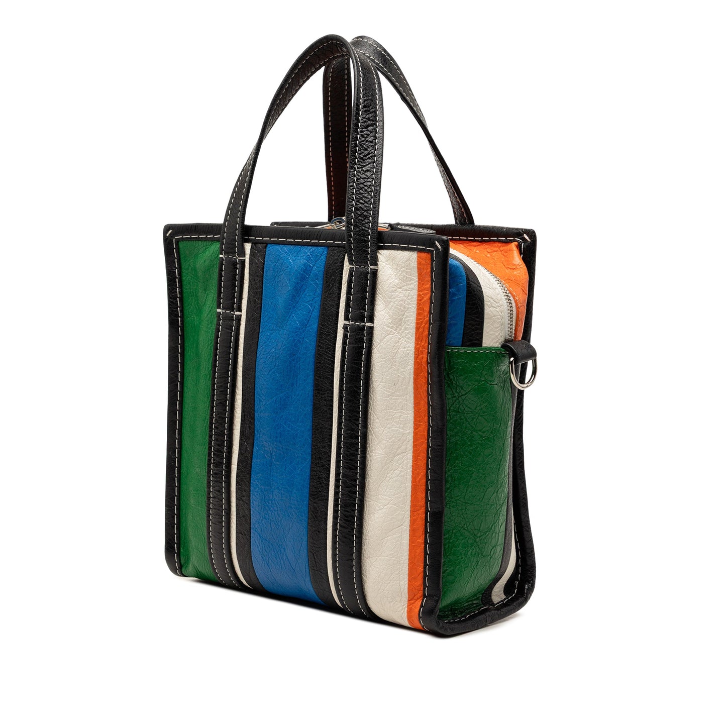 Balenciaga Lambskin Bazar Shopper Satchel XS