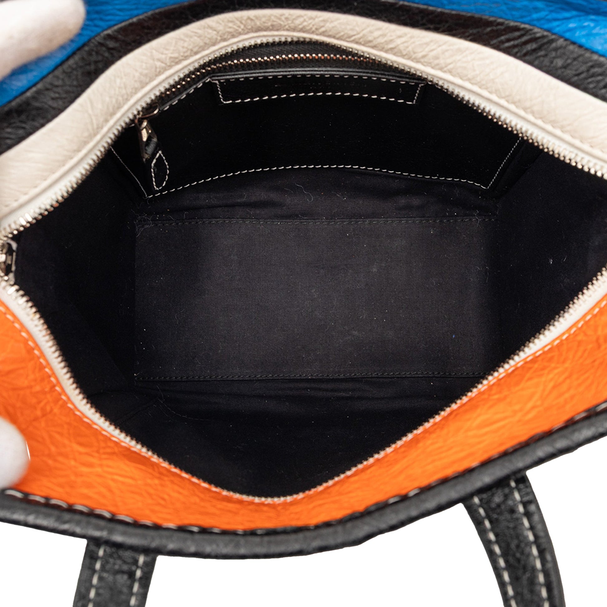 Balenciaga Lambskin Bazar Shopper Satchel XS