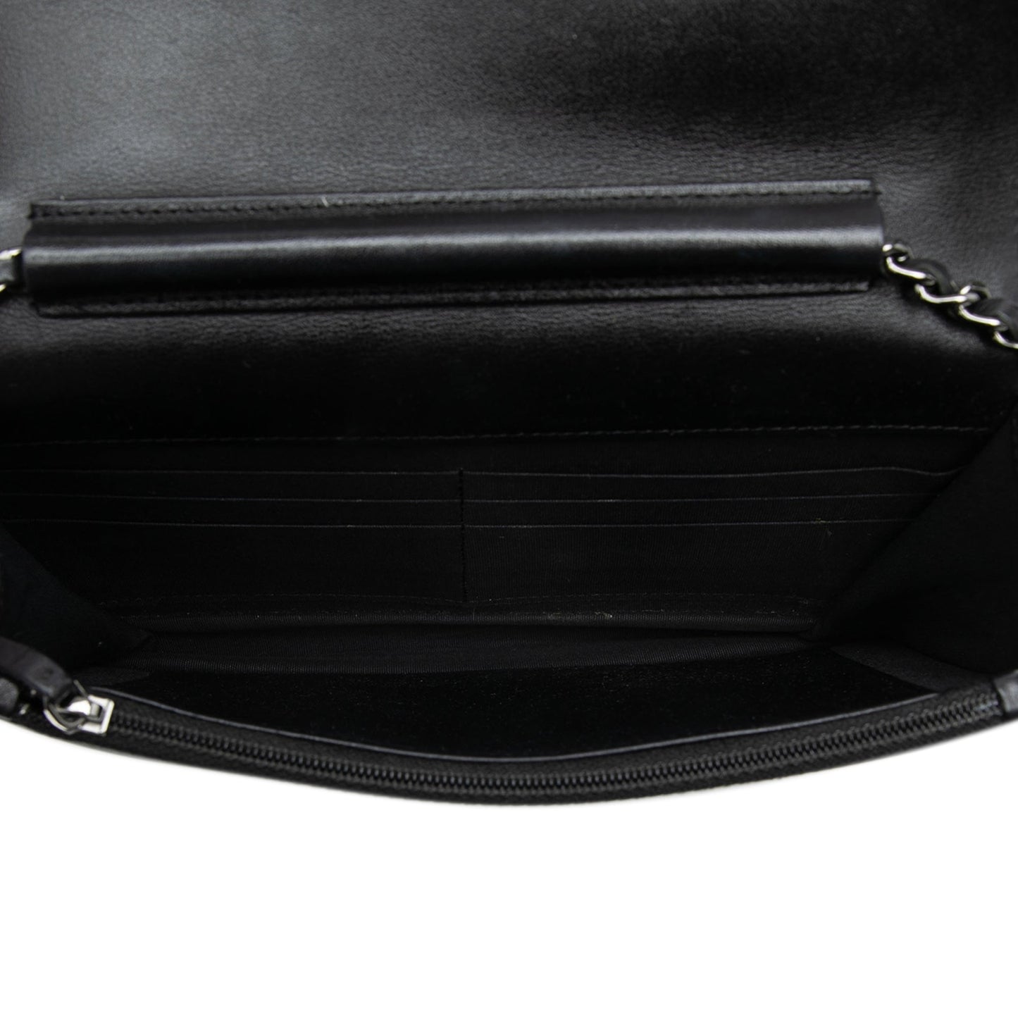 Chanel Bicolor Calfskin Boy Wallet On Chain