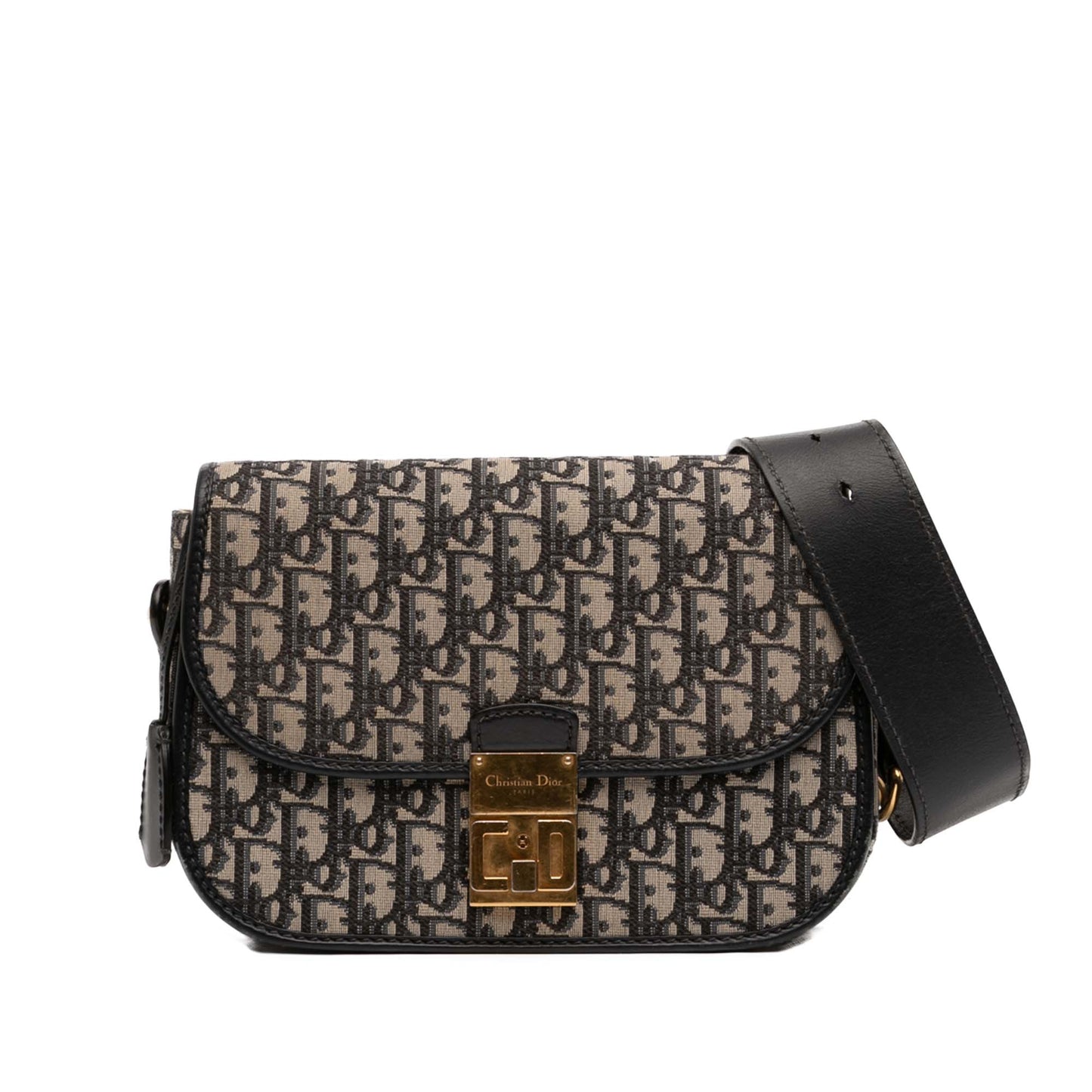 Dior Oblique Canvas Flap Crossbody