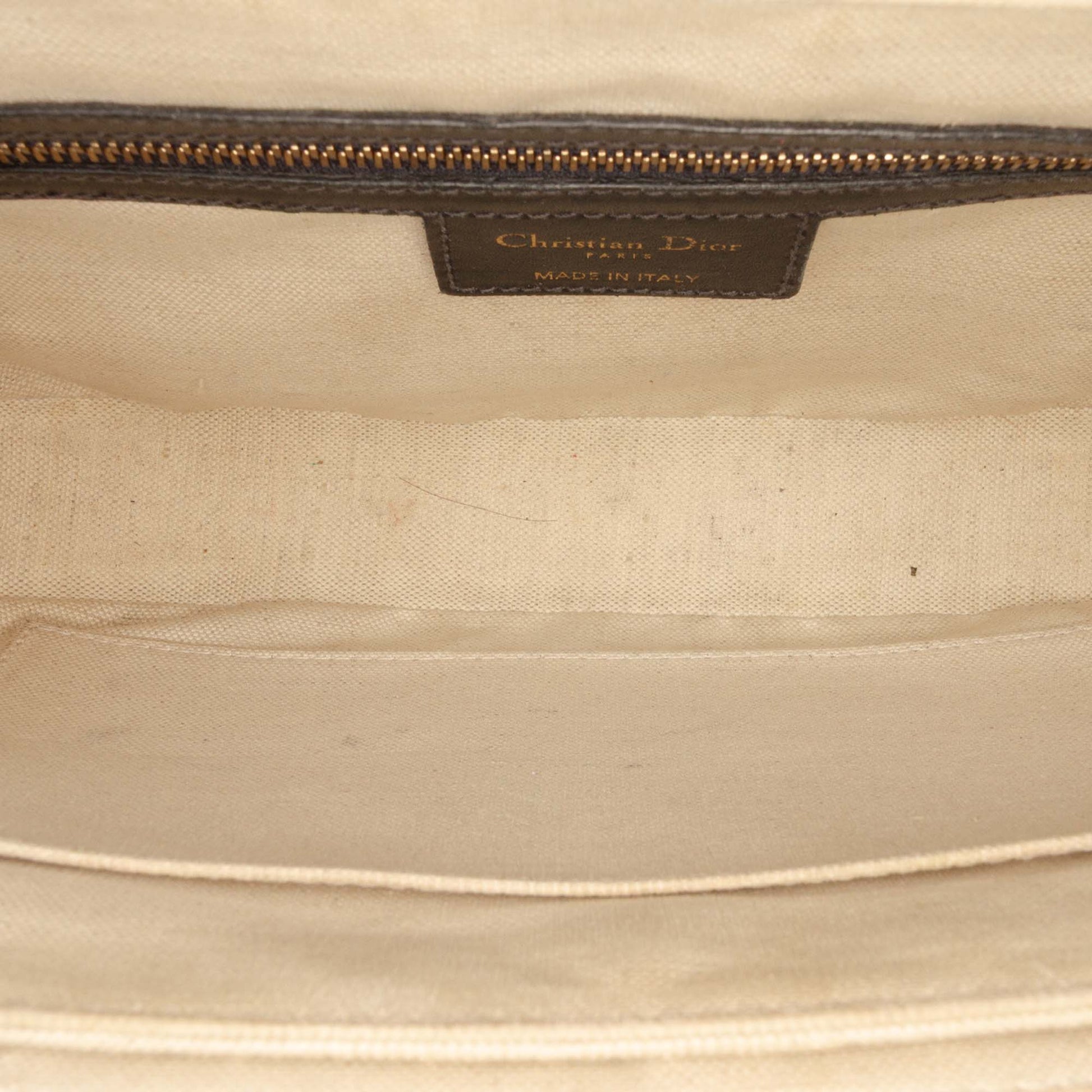 Dior Oblique Canvas Flap Crossbody