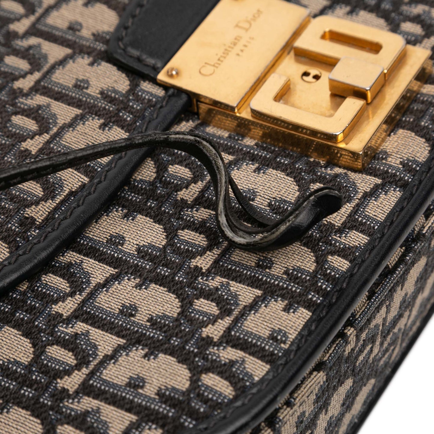 Dior Oblique Canvas Flap Crossbody