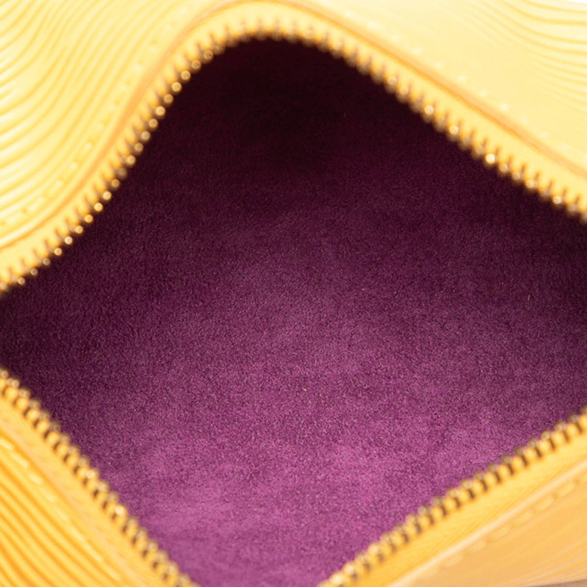 Louis Vuitton Epi Papillon Pochette — Yellow