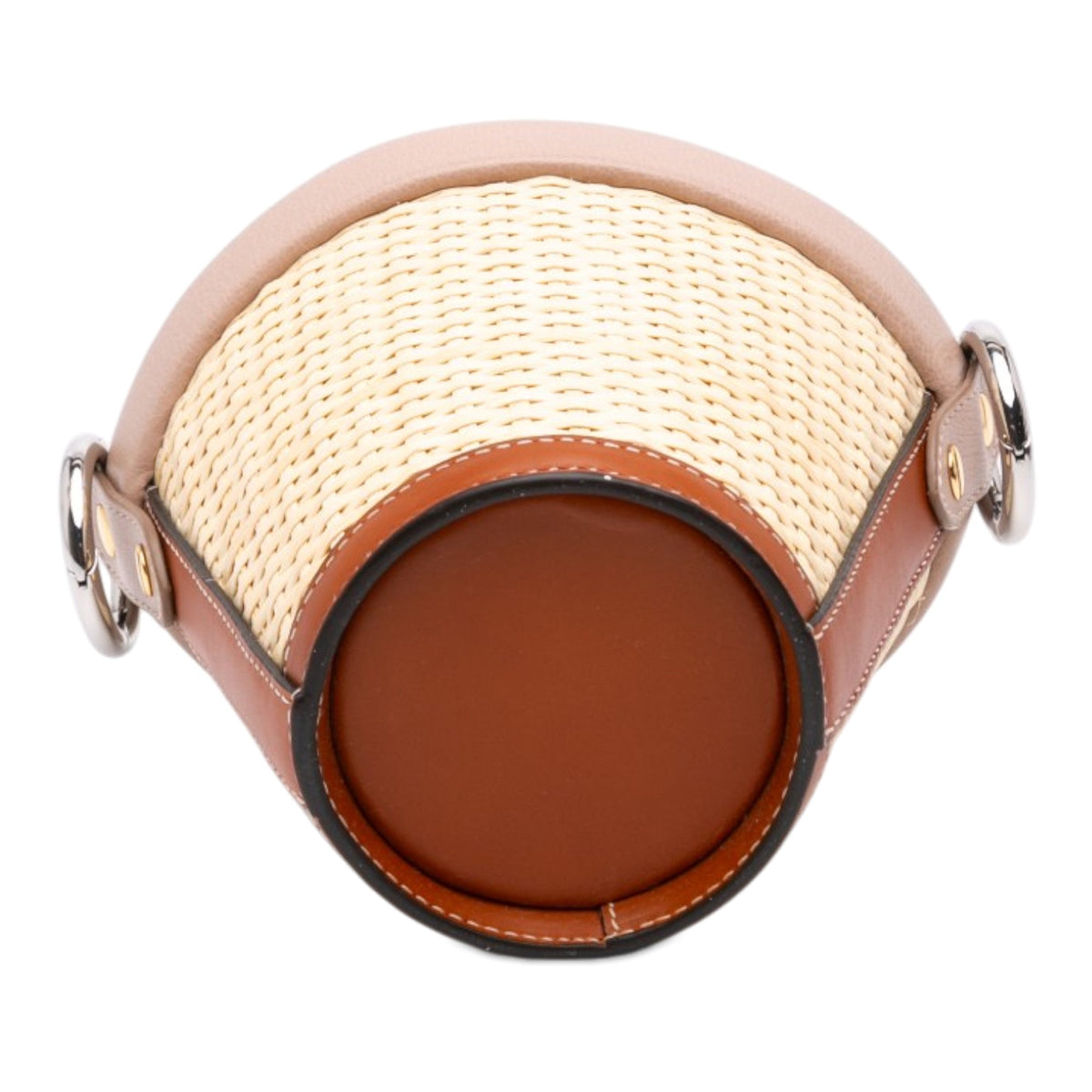 Maison Margiela Fire Woven Raffia Bucket Bag