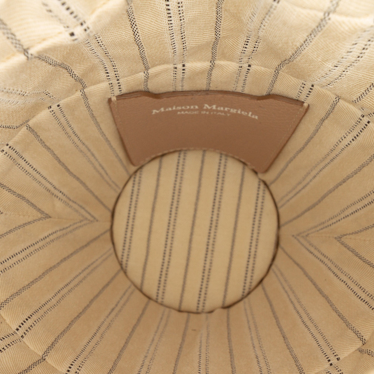 Maison Margiela Fire Woven Raffia Bucket Bag