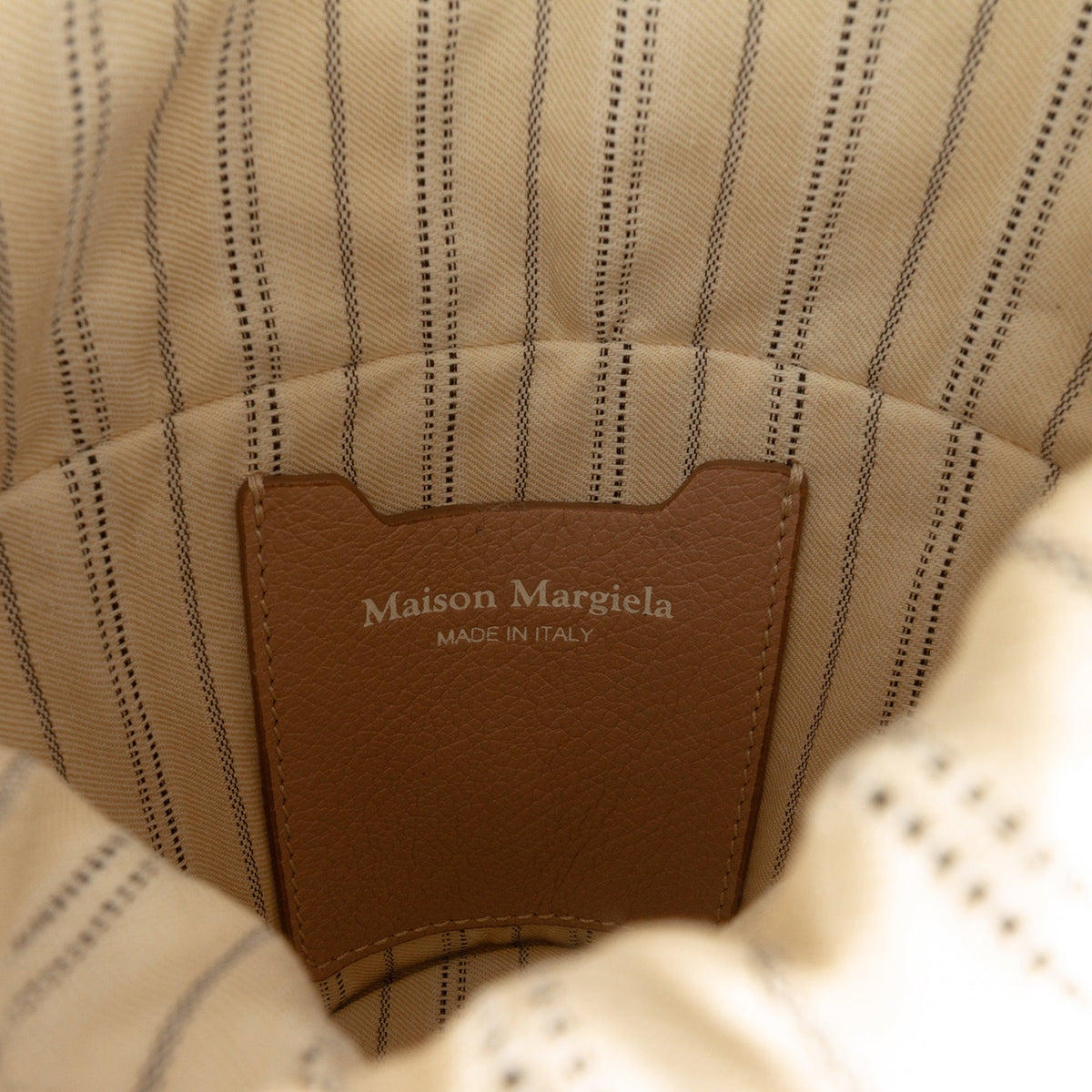 Maison Margiela Fire Woven Raffia Bucket Bag