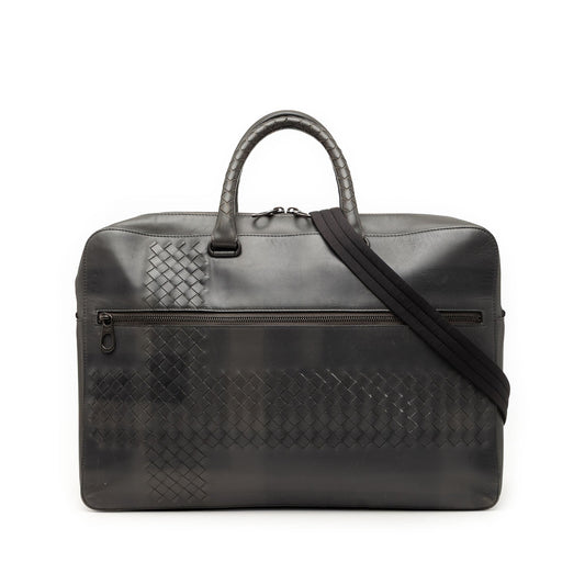 Bottega Veneta Intrecciato Trimmed Nappa Business Bag