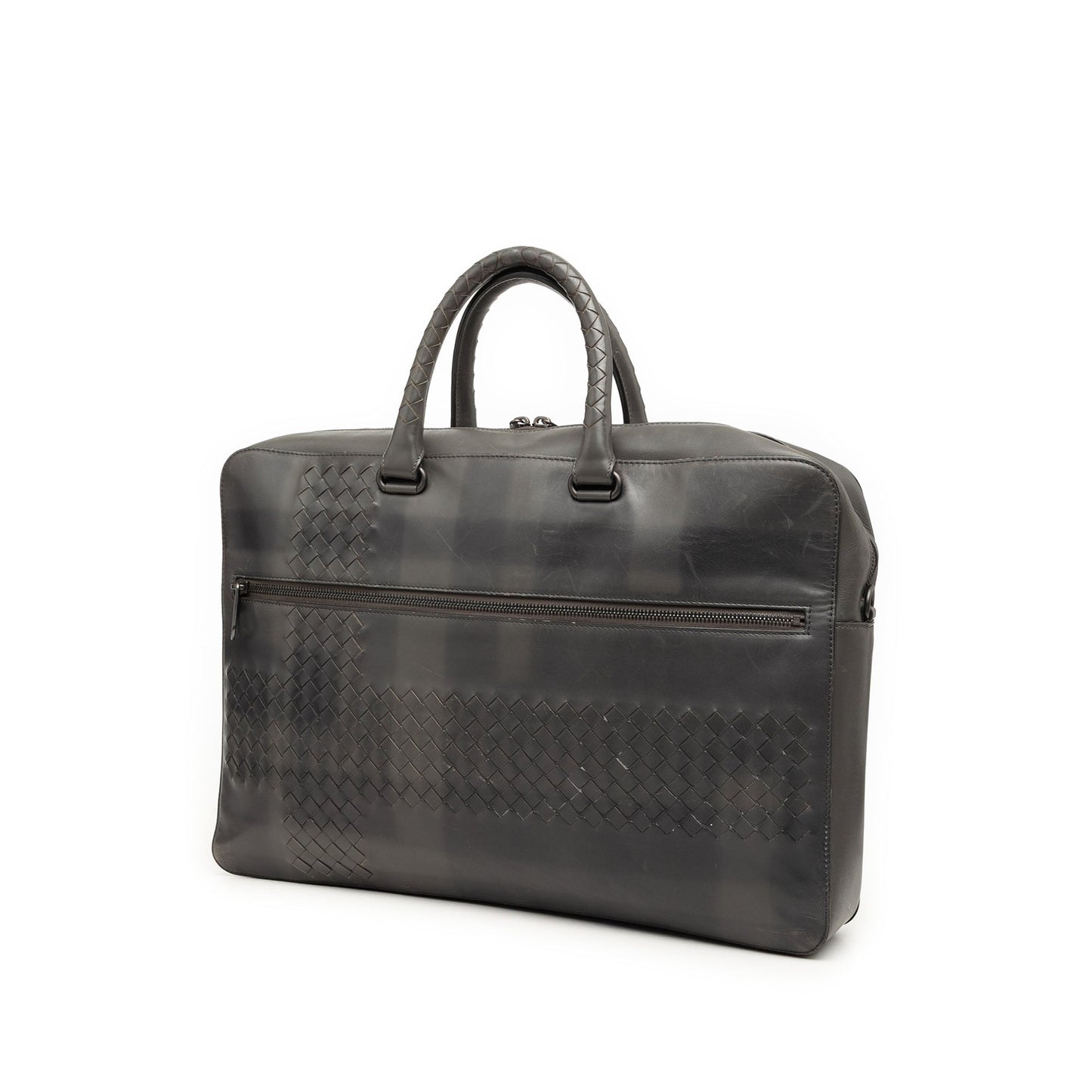 Bottega Veneta Intrecciato Trimmed Nappa Business Bag