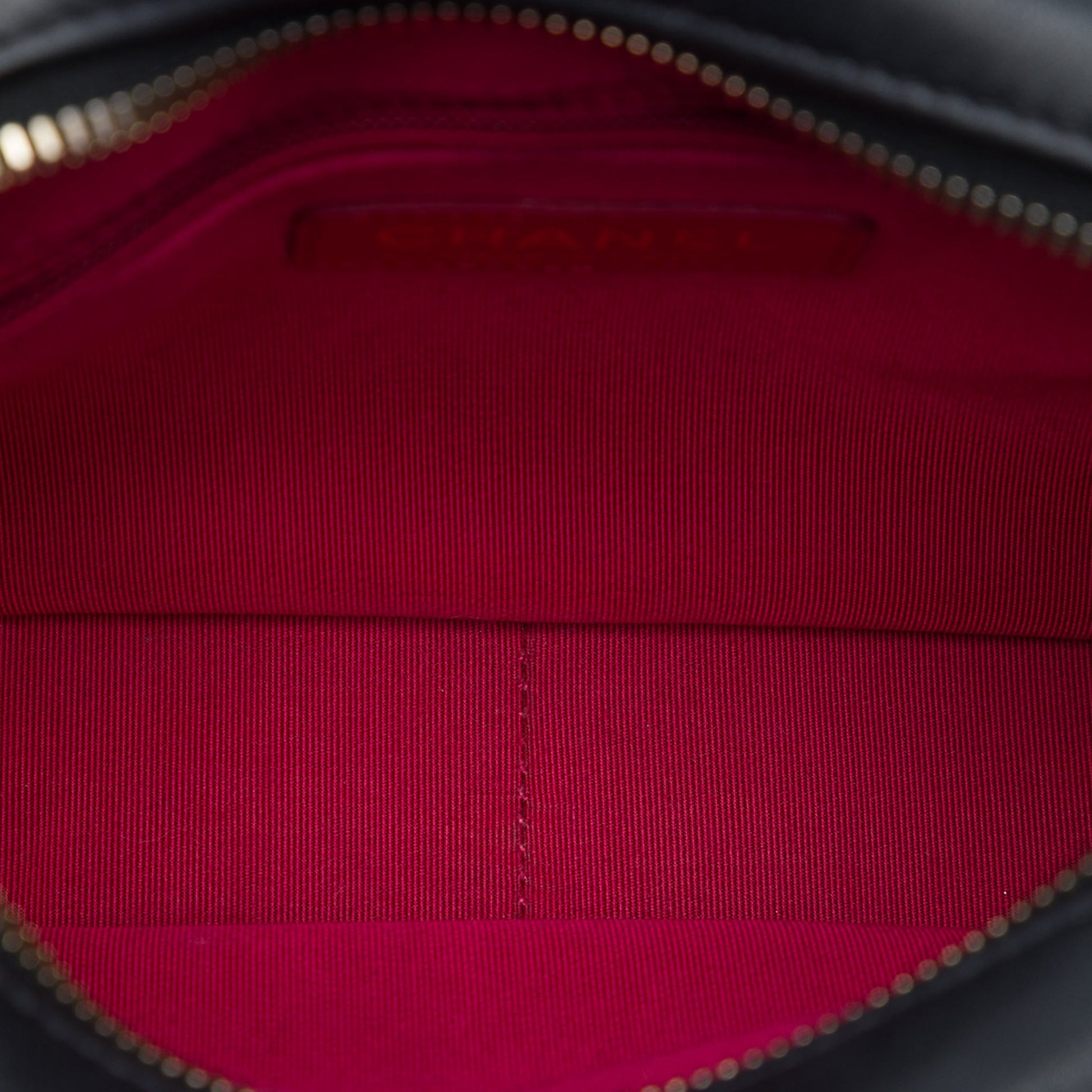 Chanel Quilted Calfskin Logo Enchained Camera Bag