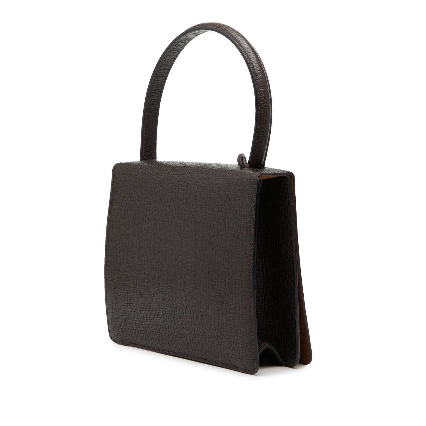 LOEWE Textured Leather Barcelona Top Handle Bag