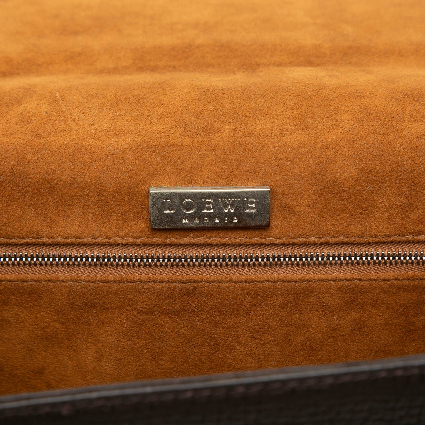 LOEWE Textured Leather Barcelona Top Handle Bag