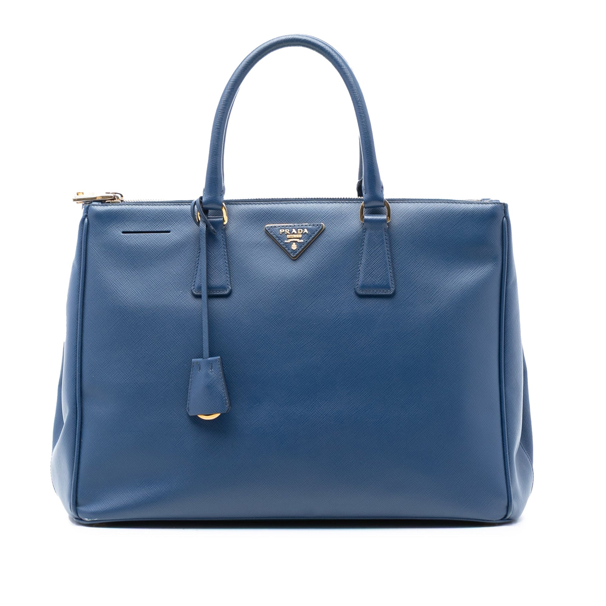 Prada Large Saffiano Lux Galleria Double Zip Tote