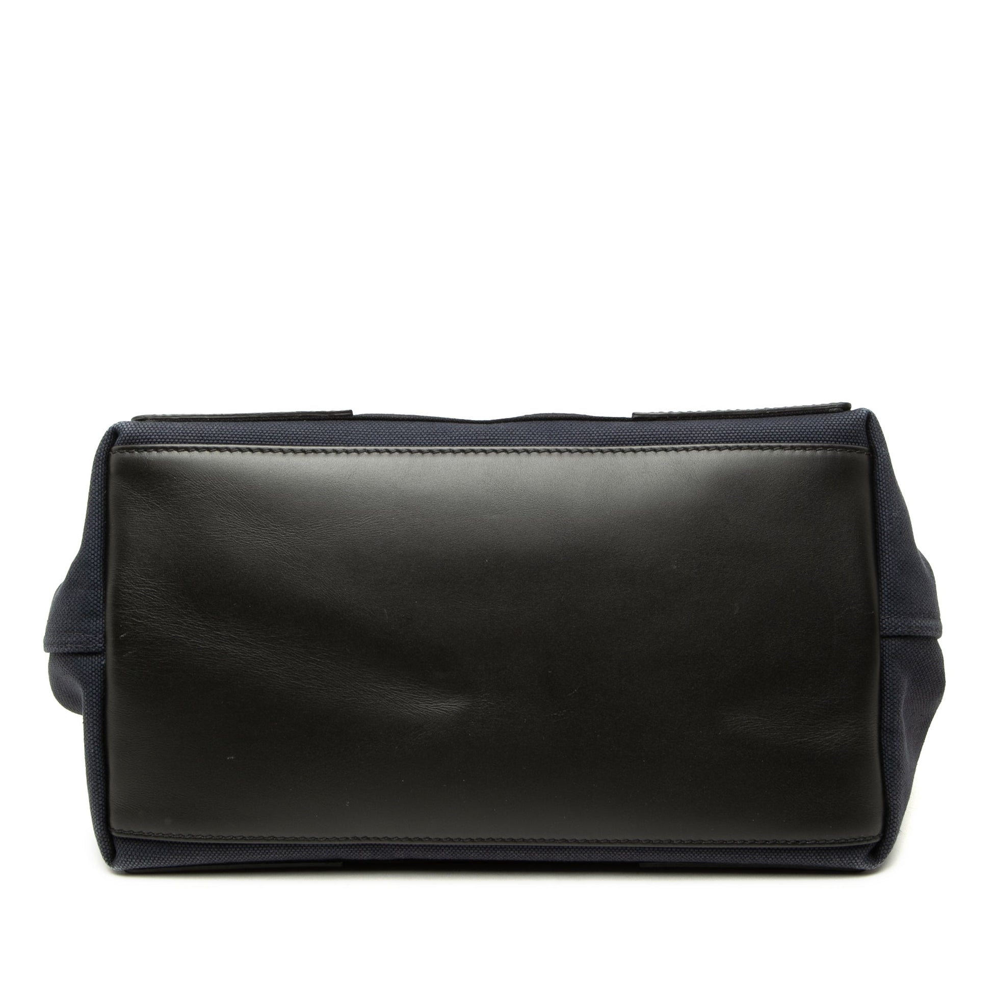 Balenciaga Canvas Navy Cabas Tote S