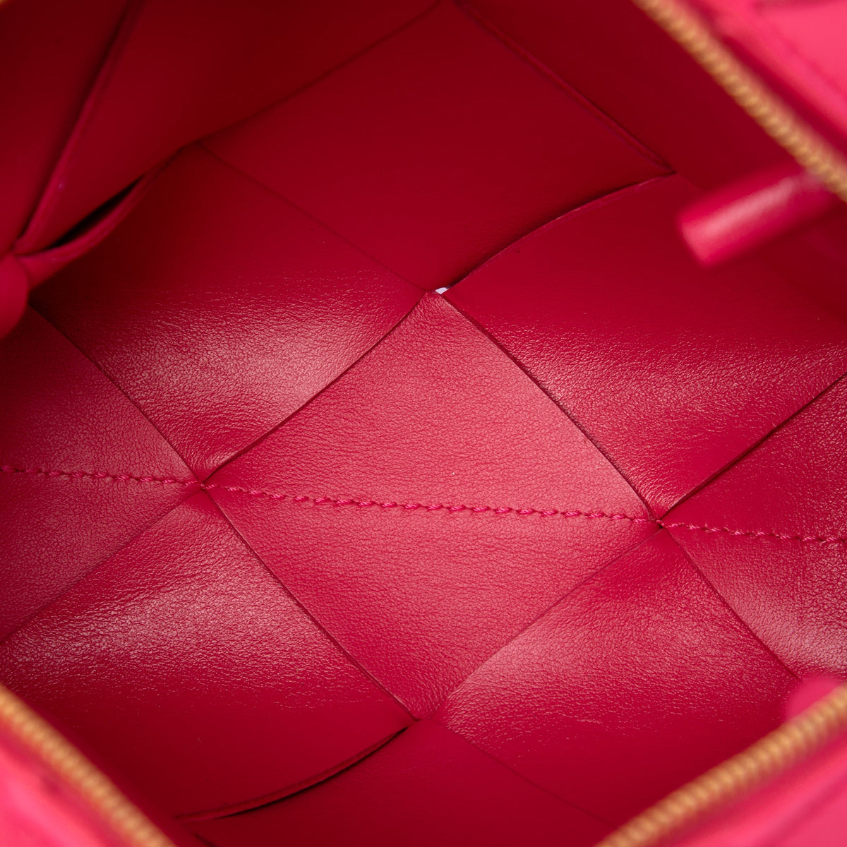 Bottega Veneta Mini Lambskin Intrecciato Cassette Camera Bag