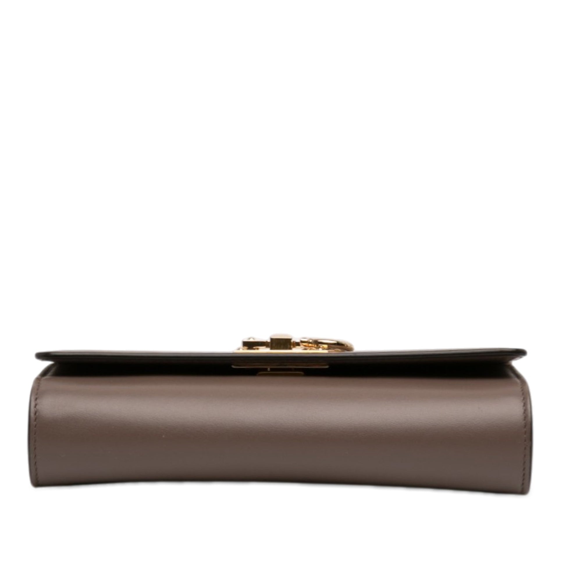 Leather Gancini Crossbody