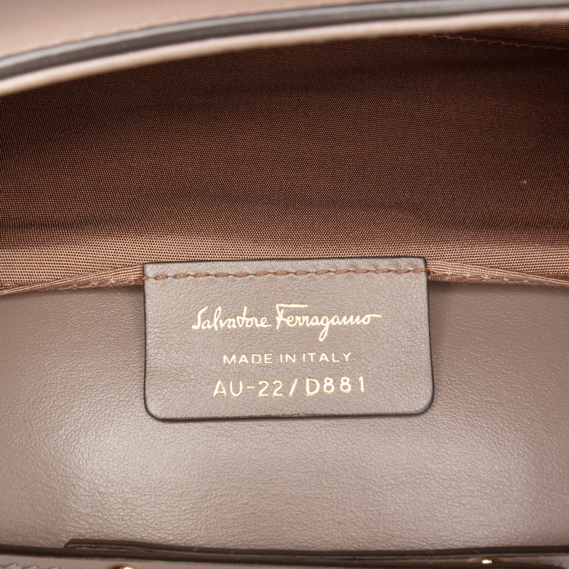 Leather Gancini Crossbody