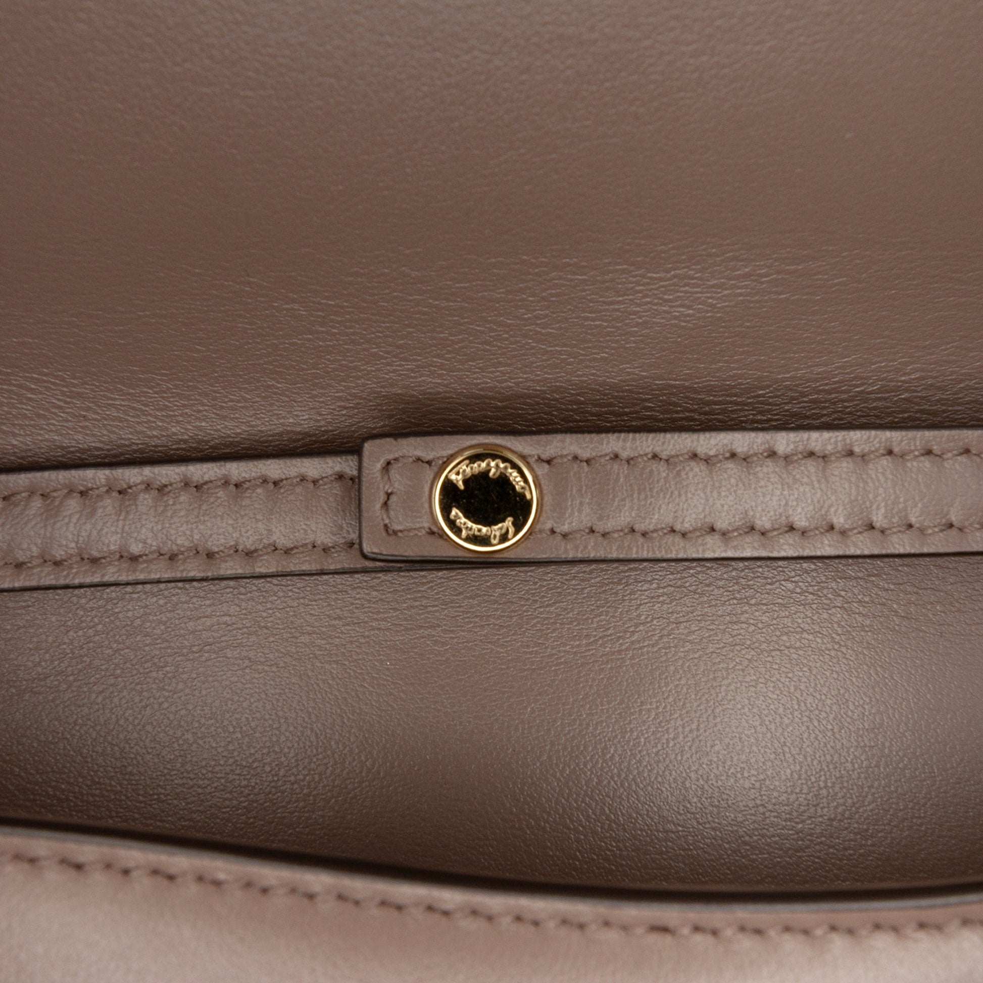 Leather Gancini Crossbody