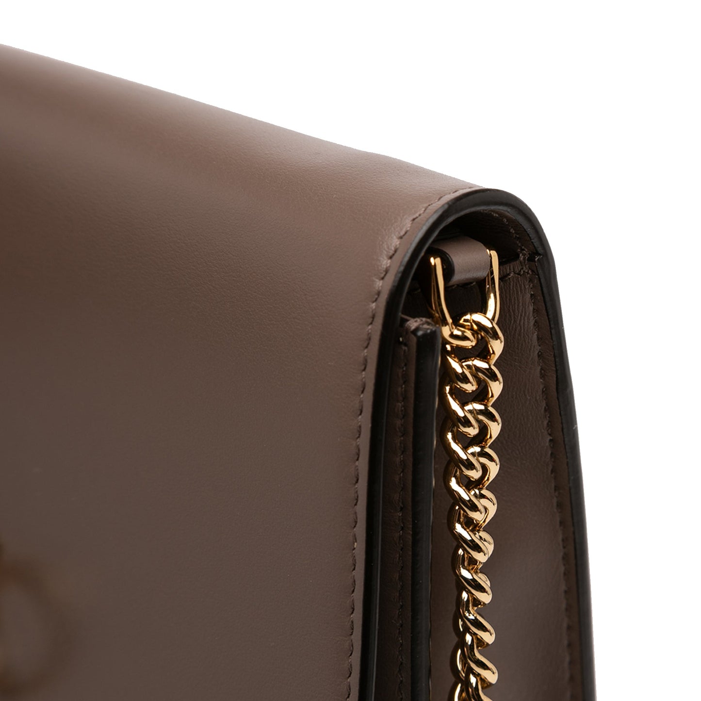 Leather Gancini Crossbody