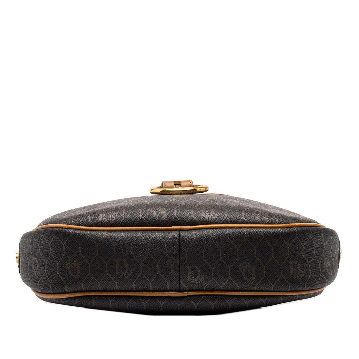 Dior Honeycomb Coated Canvas Crossbody — Black