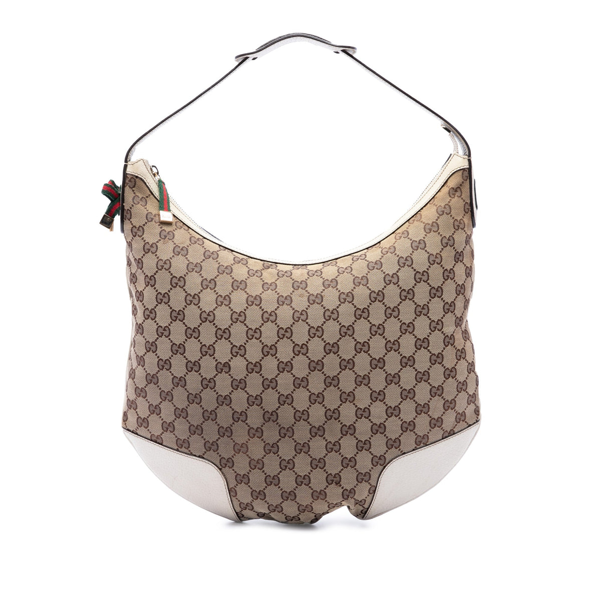 Gucci Large GG Canvas Princy Hobo — Beige
