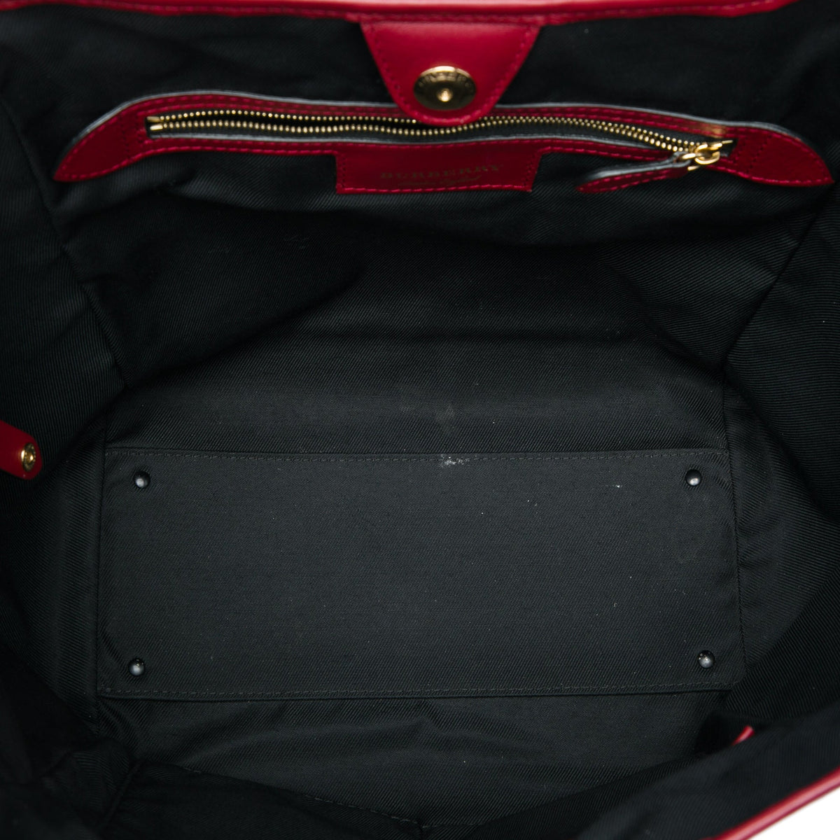 Burberry Small Haymarket Check Nylon and Calfskin Canterbury Tote