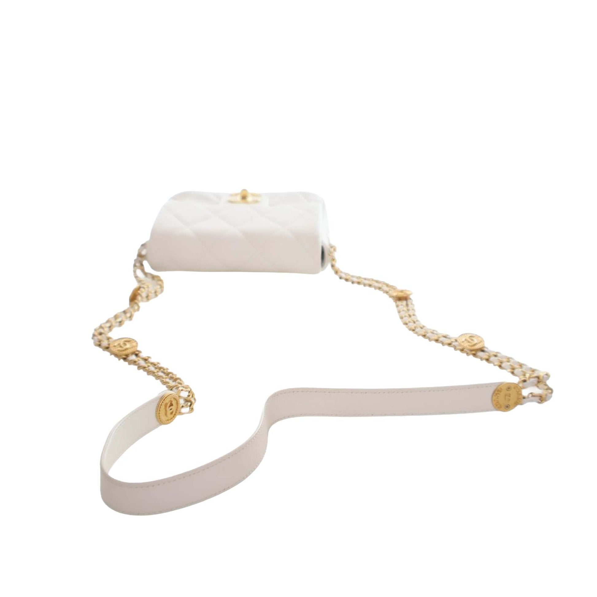 Chanel Mini Quilted Caviar CC Coin Flap
