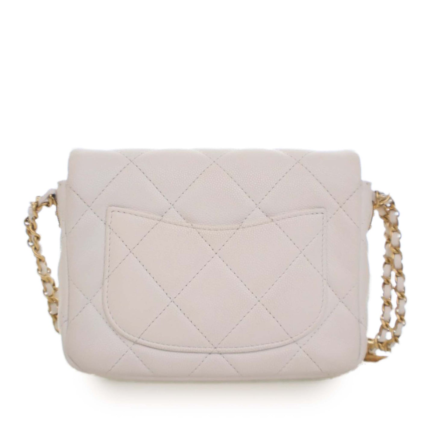 Chanel Mini Quilted Caviar CC Coin Flap