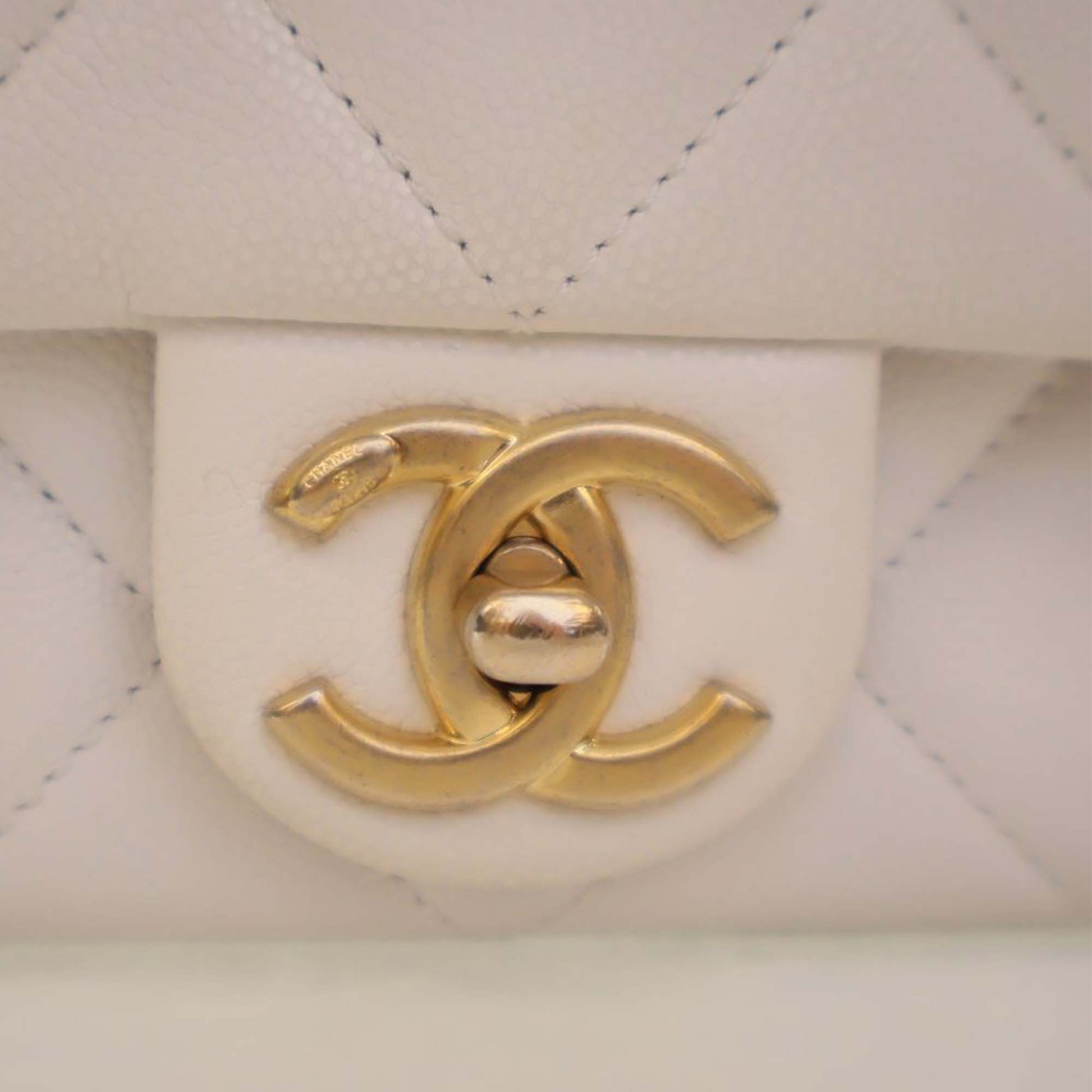 Chanel Mini Quilted Caviar CC Coin Flap