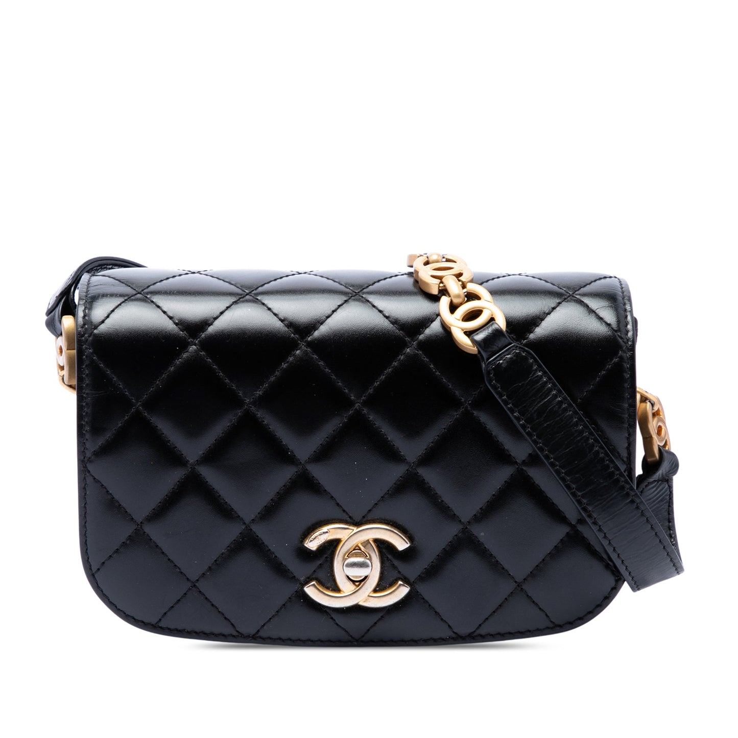 Chanel Mini Shiny Calfskin My Sweet CC Flap