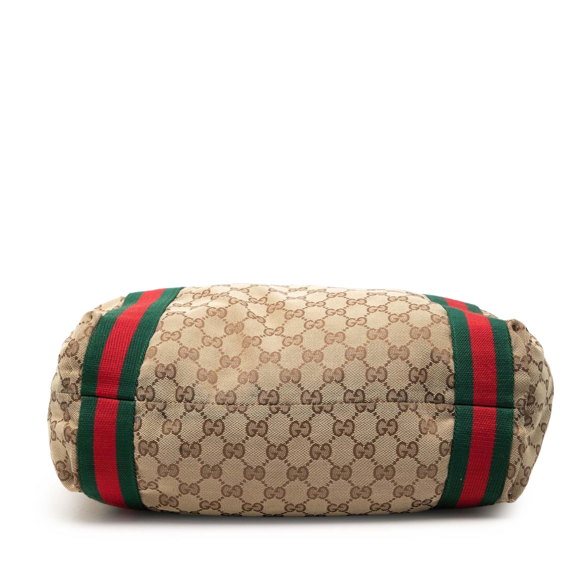 Gucci GG Canvas Web Tote