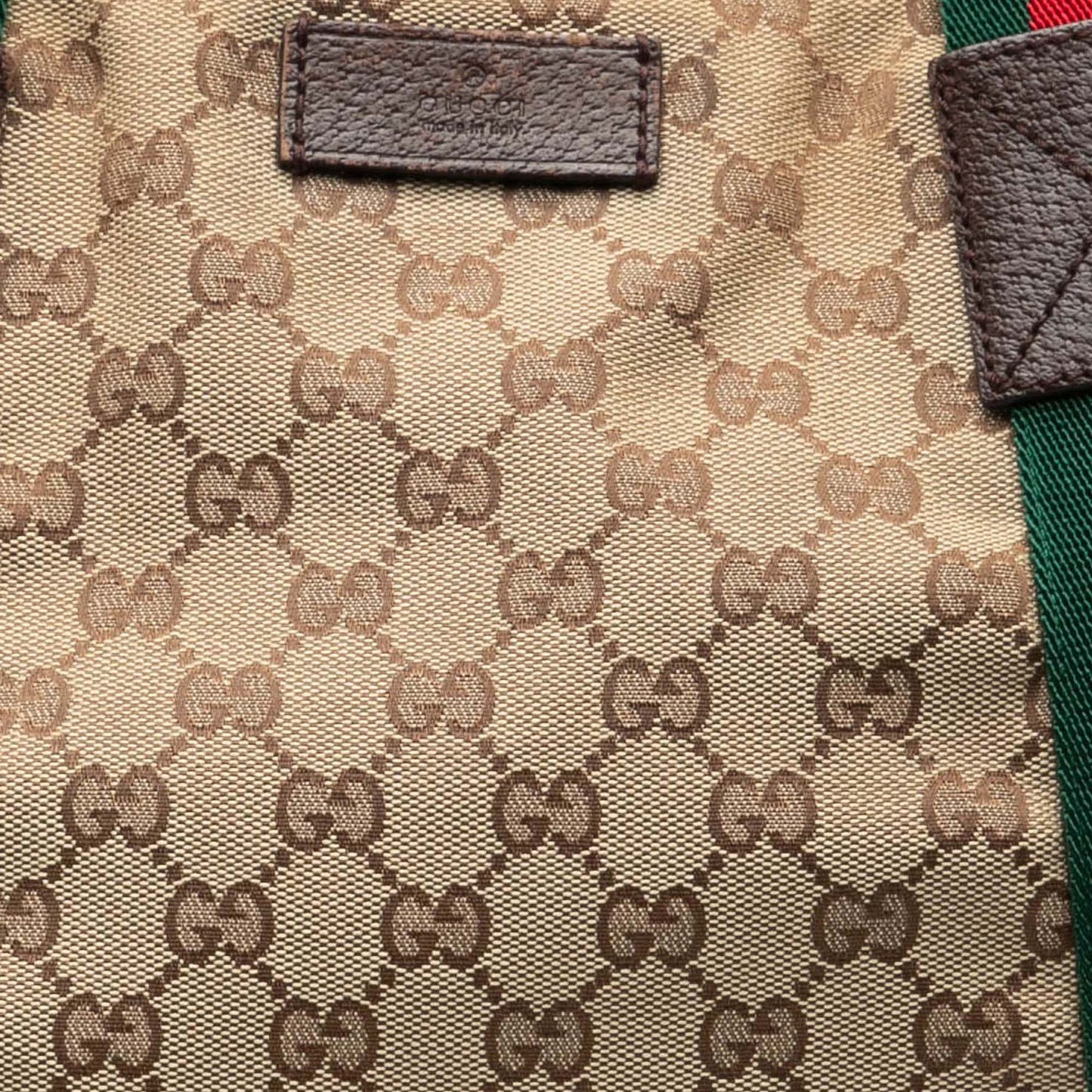 Gucci GG Canvas Web Tote