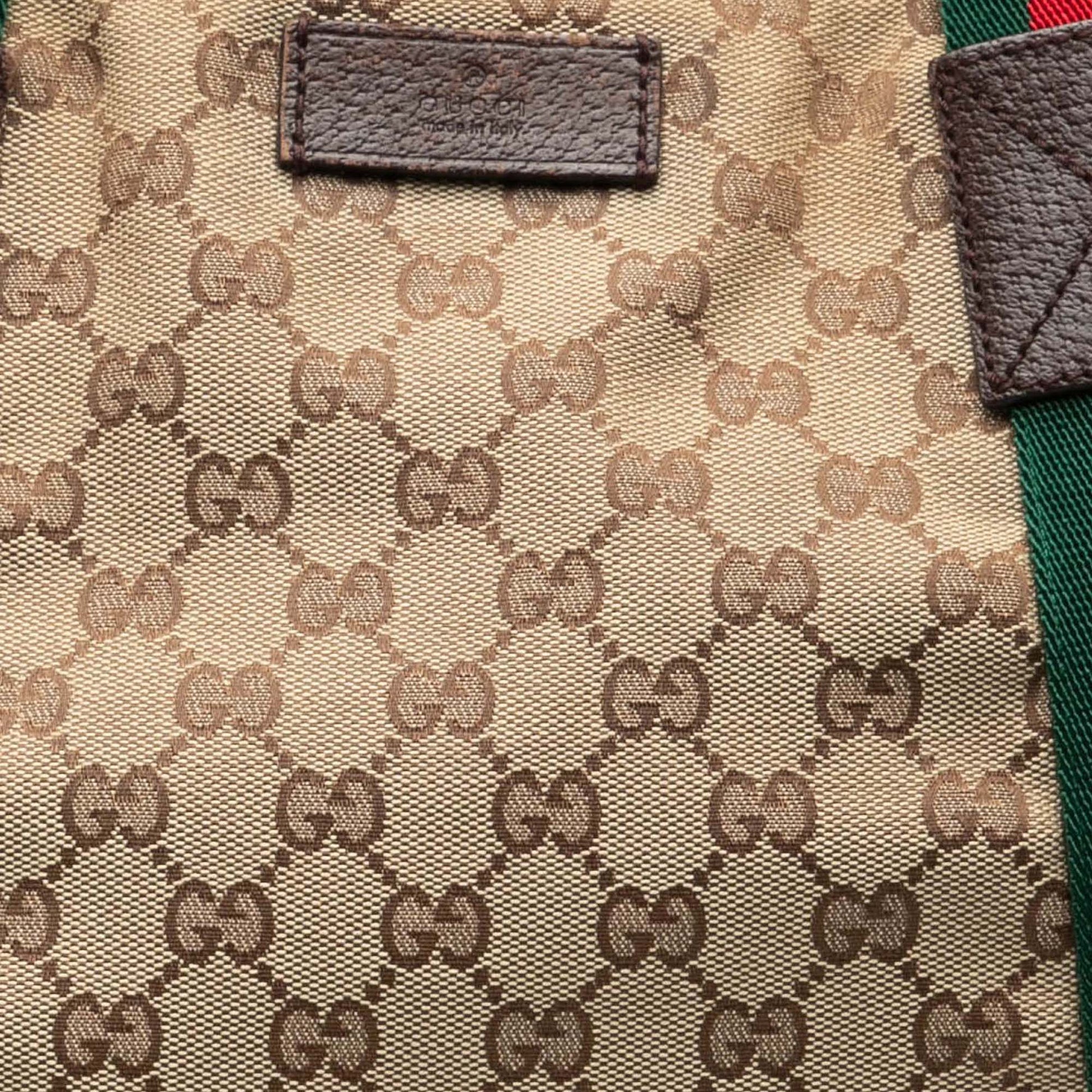 Gucci GG Canvas Web Tote