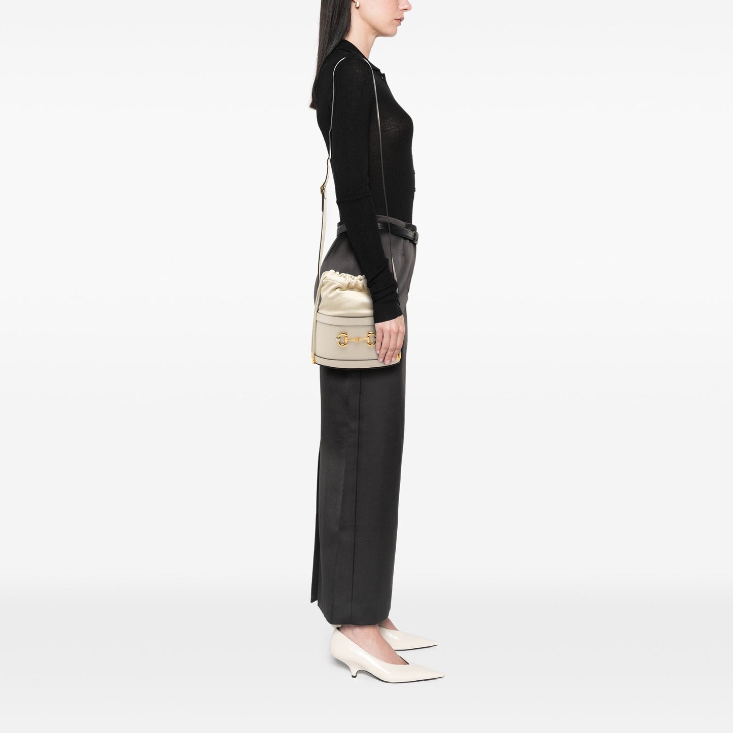 Gucci Calfskin Horsebit 1955 Bucket Bag