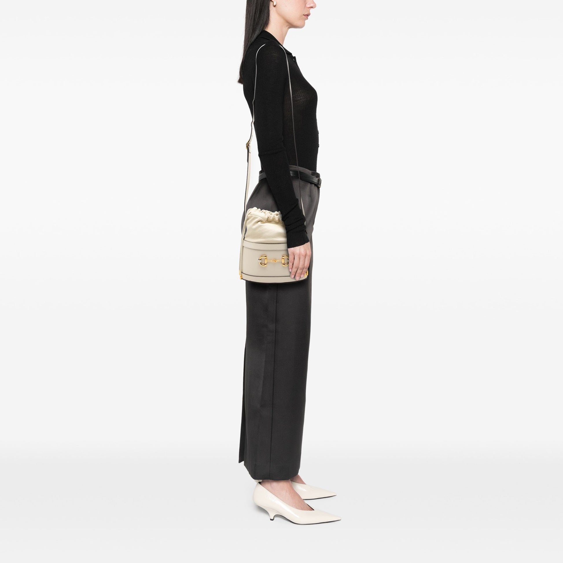 Gucci Calfskin Horsebit 1955 Bucket Bag