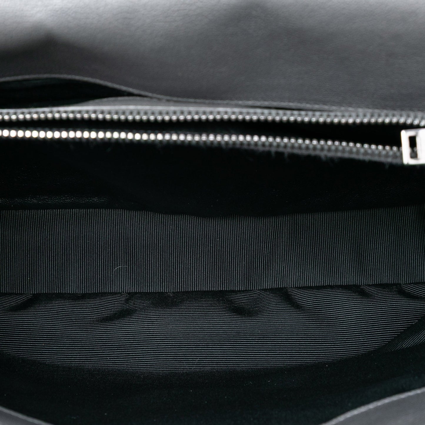 Saint Laurent Large Chevron Sheepskin Monogram College Bag