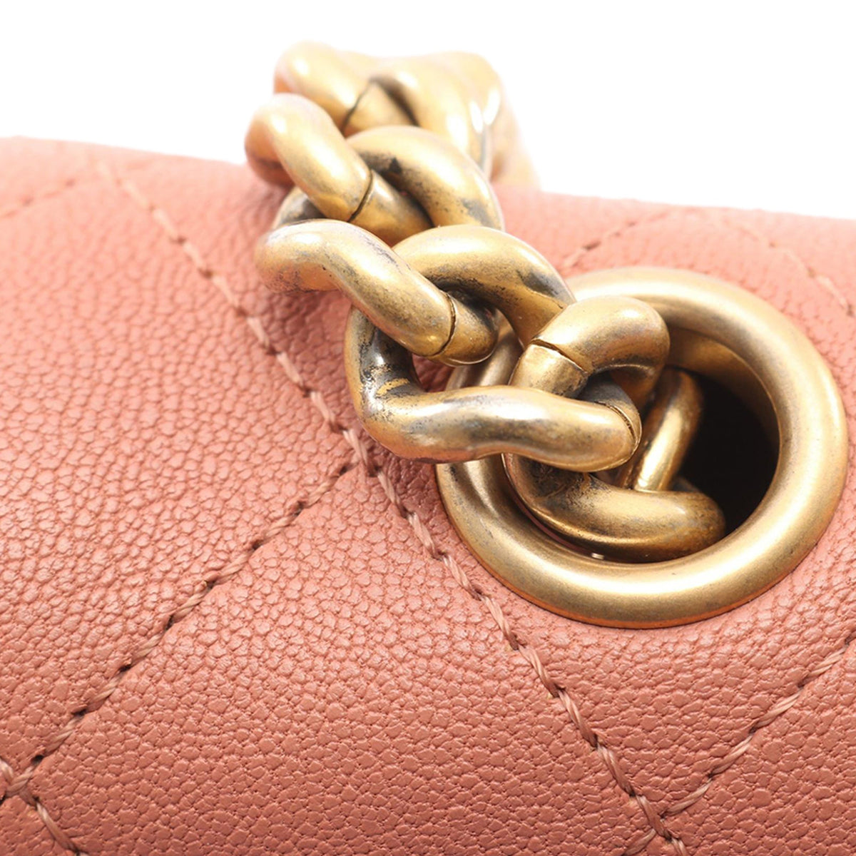 Chanel Front Chain Sheepskin Flap
