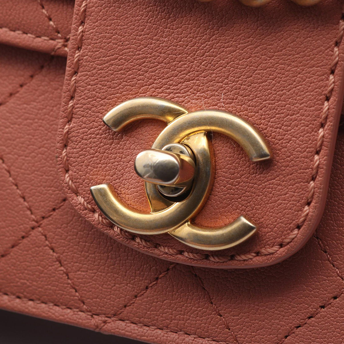 Chanel Front Chain Sheepskin Flap