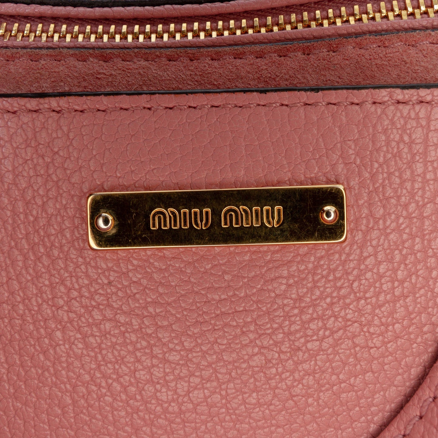 Miu Miu Goatskin Madras Soft Calf Crystal Embellished Crossbody