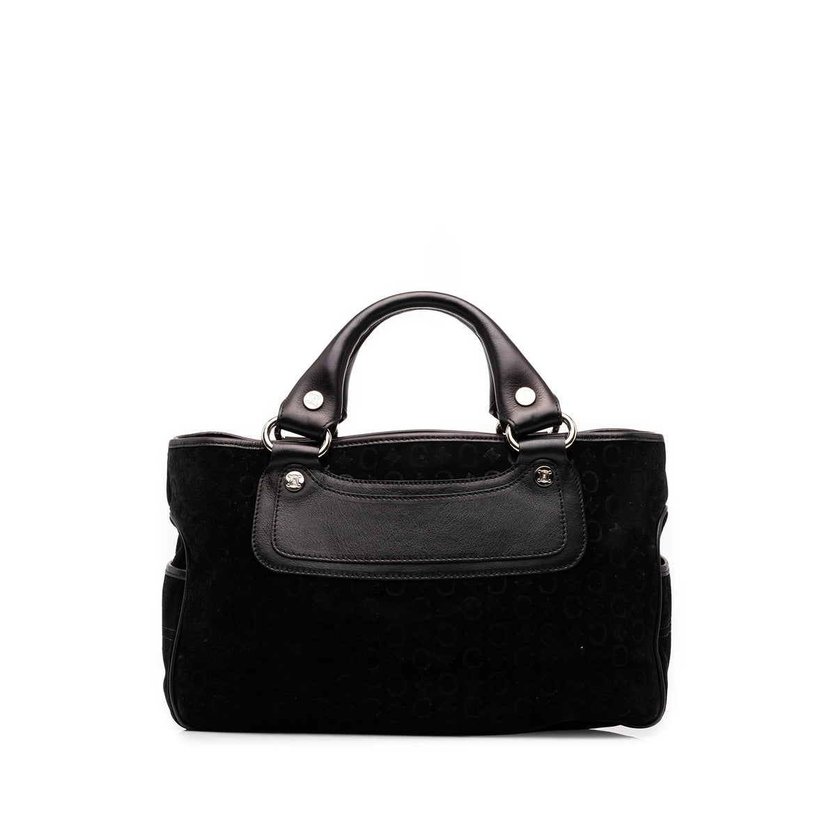 Celine C Macadam Suede Boogie Handbag