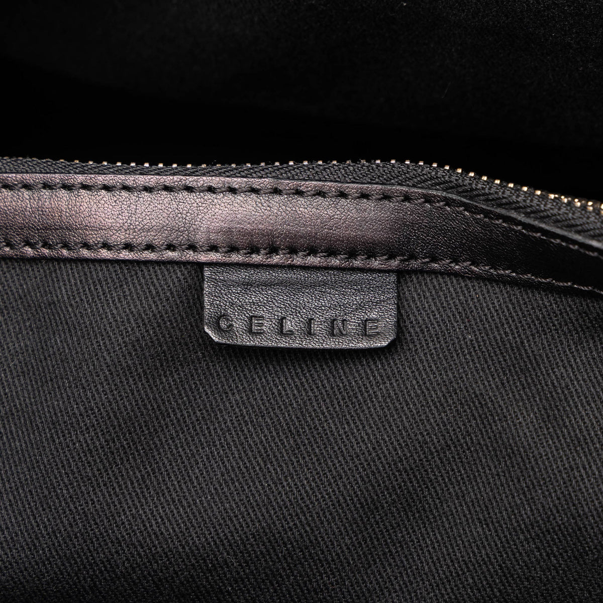 Celine C Macadam Suede Boogie Handbag
