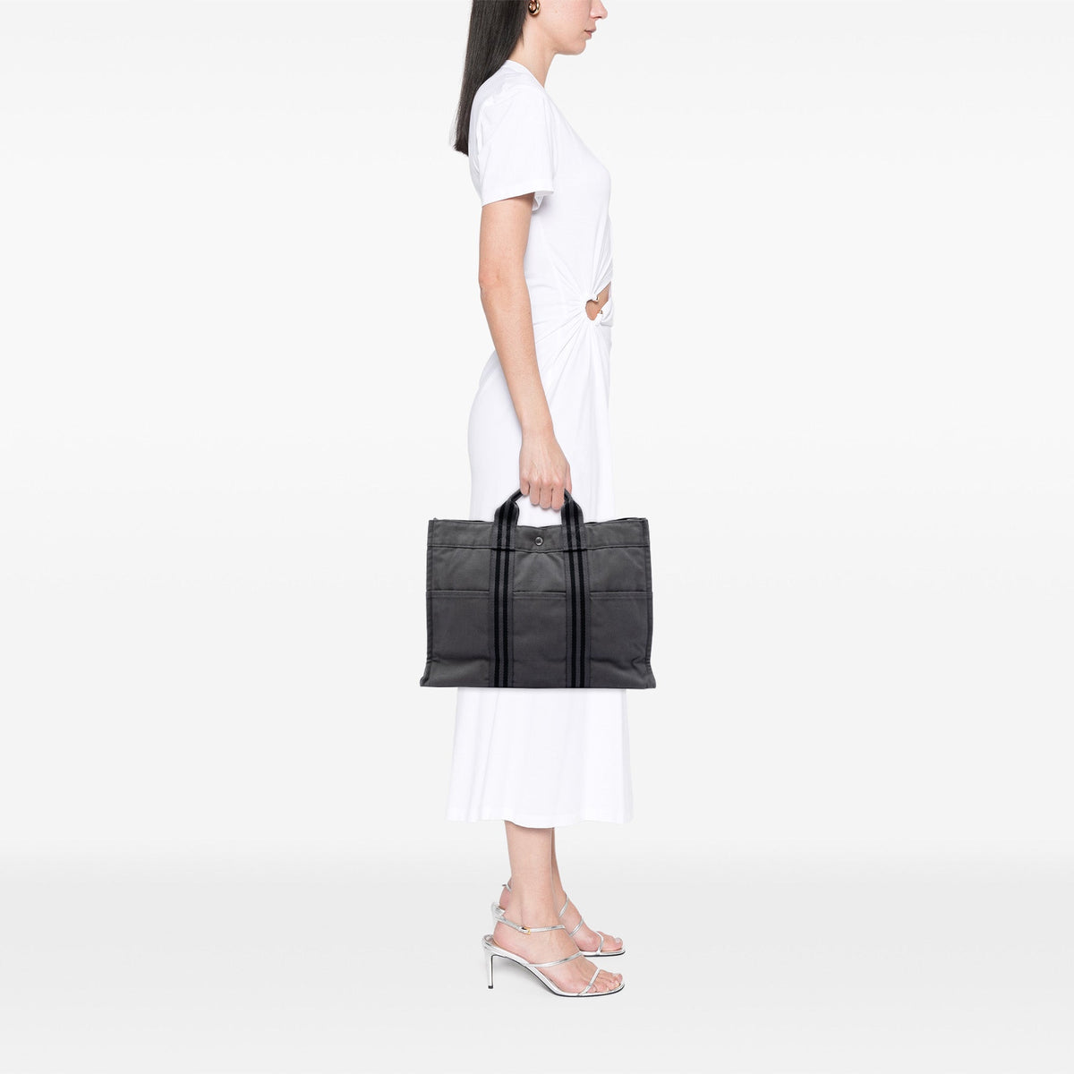 Hermès Canvas Fourre Tout MM