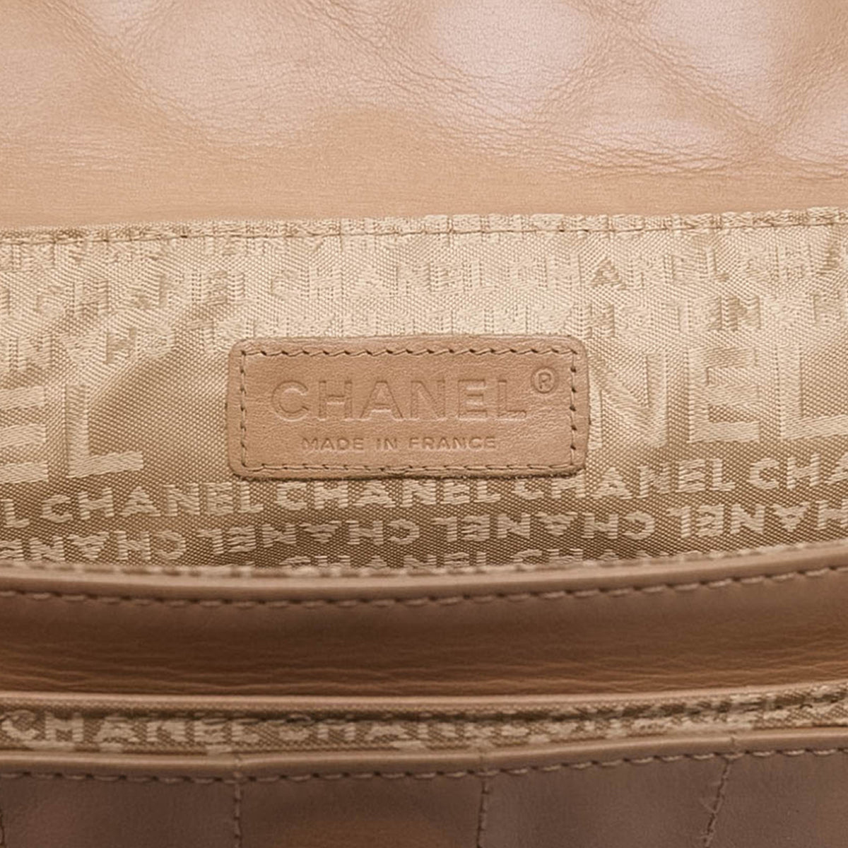 Chanel Quilted Lambskin Mademoiselle Lock Accordion Flap — Brown