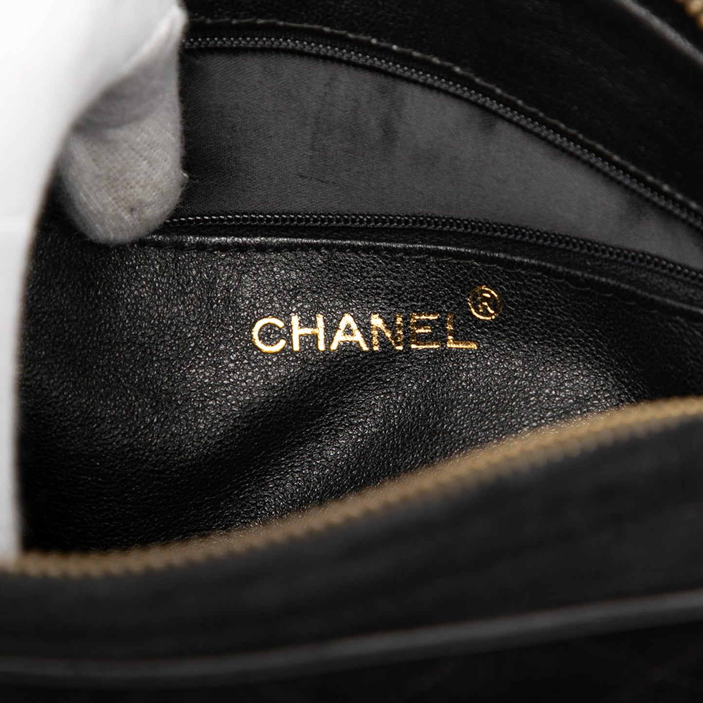 Chanel CC Quilted Suede Tassel Shoulder Bag