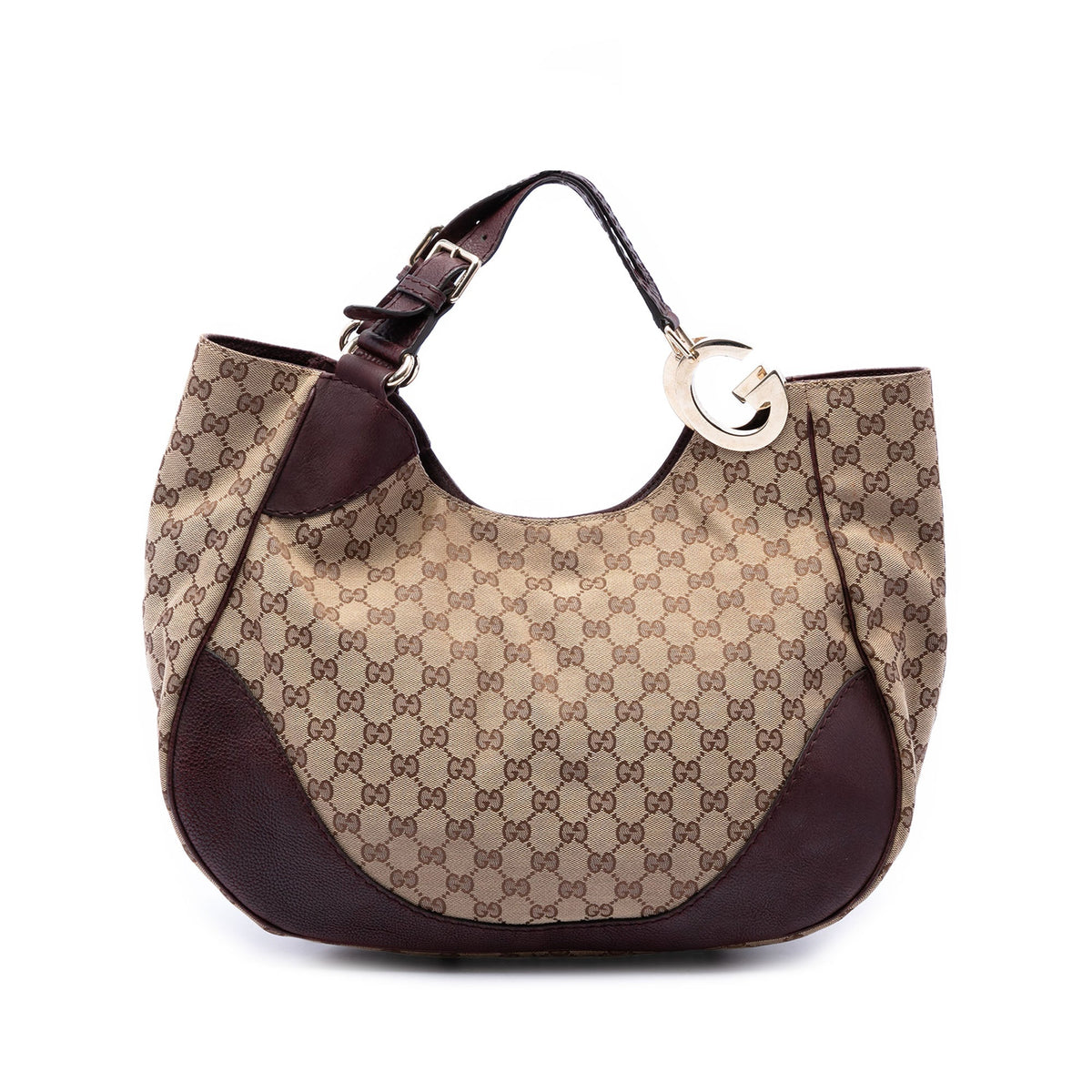 Gucci GG Canvas Charlotte Tote — Beige