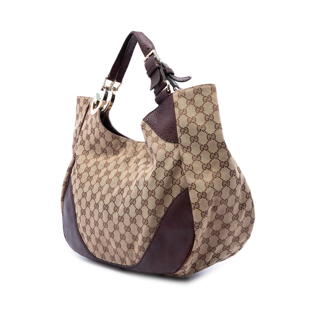 Gucci GG Canvas Charlotte Tote — Beige