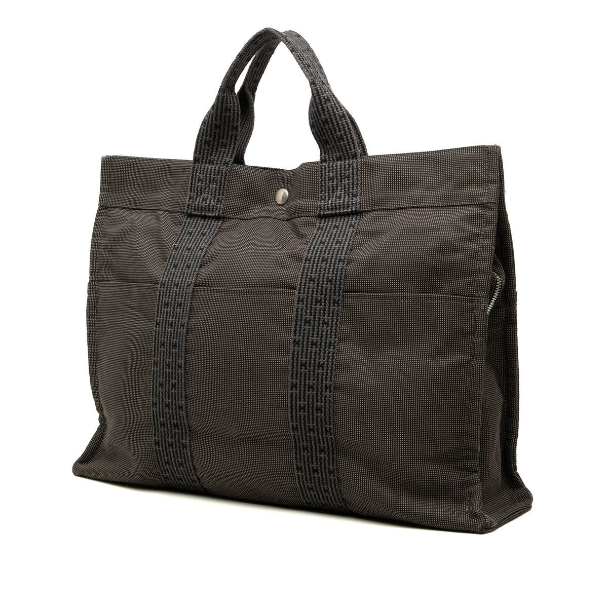 Hermès Canvas Herline MM — Gray