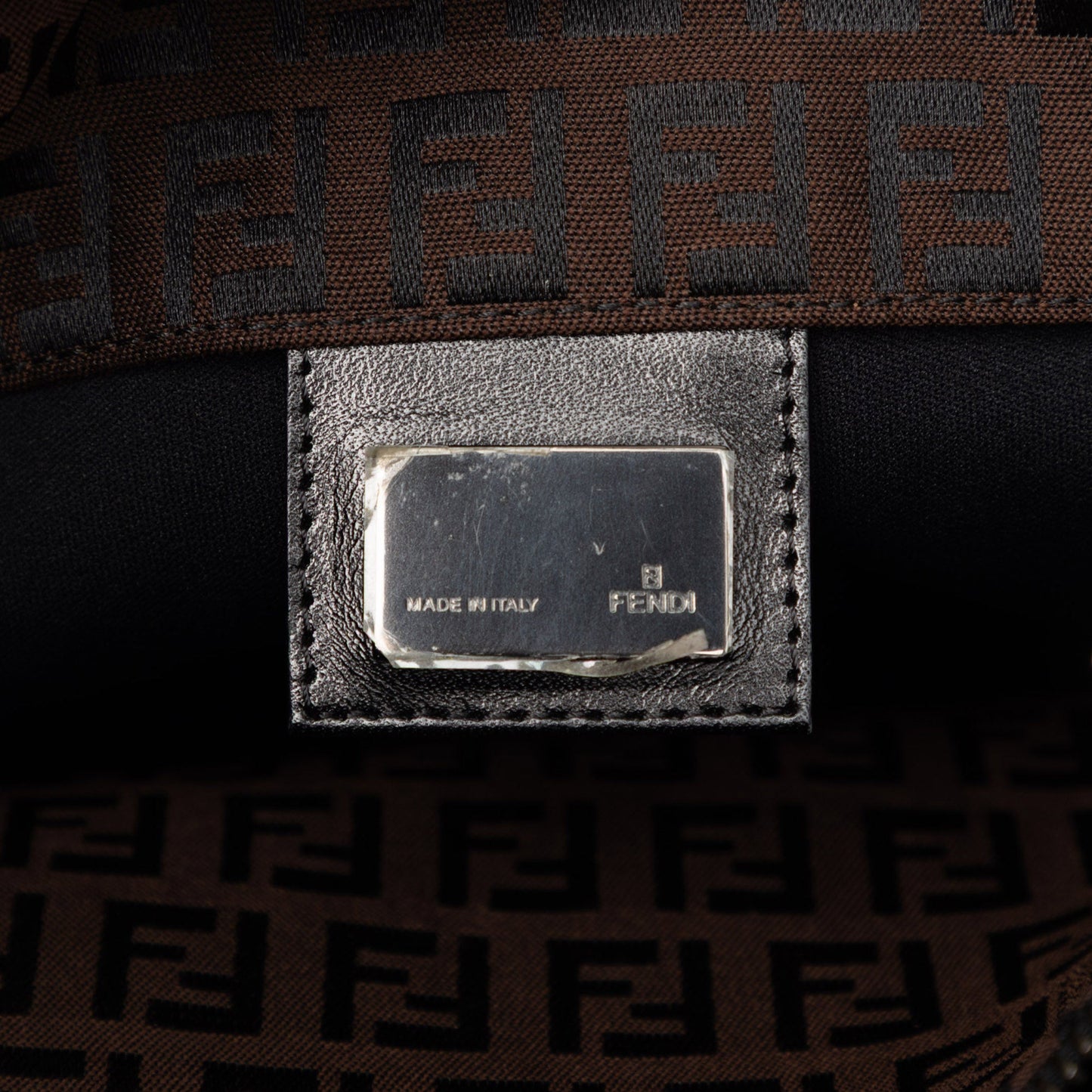 Fendi Zucchino Canvas Tote